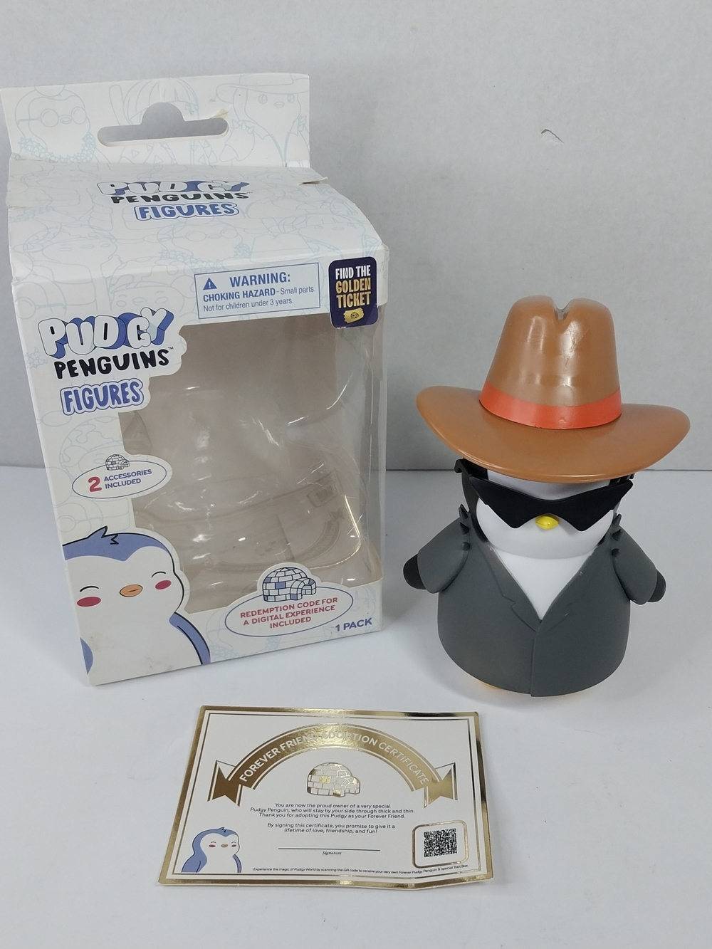 Pudgy Penguins Figures Series 1 Cowboy Carl Accessories Included Open Box